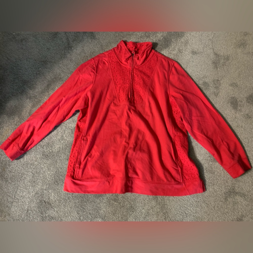 Coldwater Creek pullover 1/2 zip size 2x